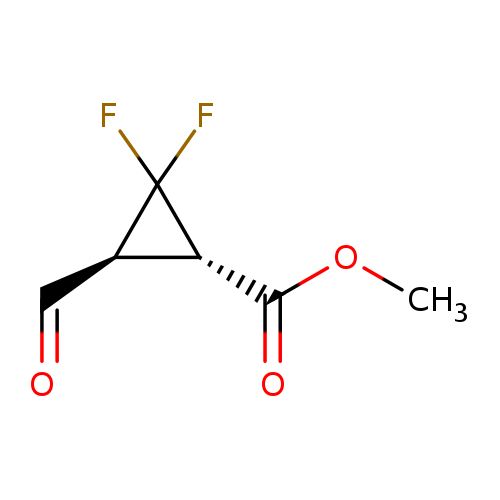 rac-methyl(1R,3R)-2,2-difluoro-3-formylcyclopropane-1-carboxylate
