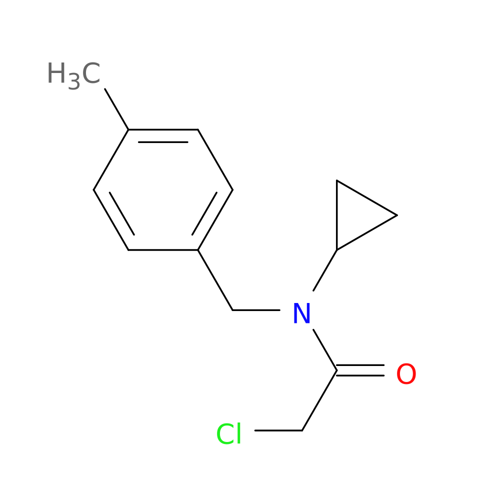 2-Chloro-N-cyclopropyl-N-(4-methylbenzyl)acetamide