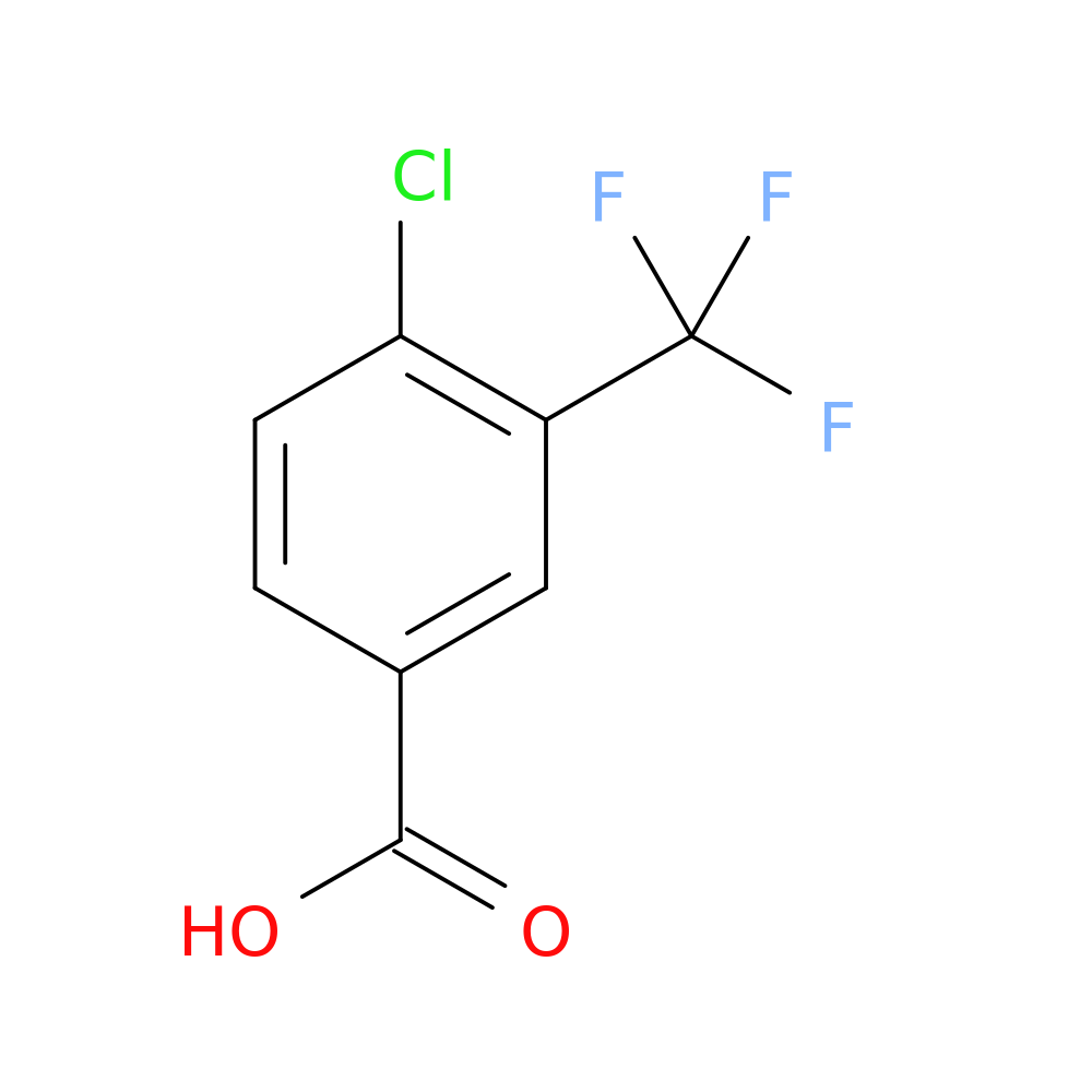 Benzoic acid, 4-chloro-3-(trifluoromethyl)-