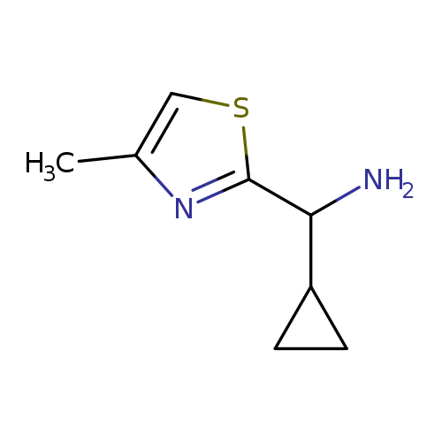 cyclopropyl(4-methyl-1,3-thiazol-2-yl)methanamine