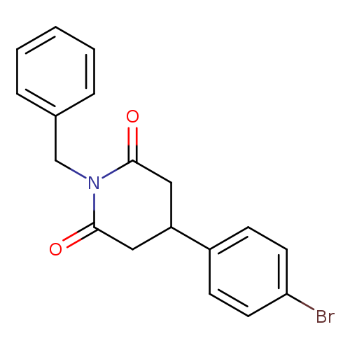 1-benzyl-4-(4-bromophenyl)piperidine-2,6-dione