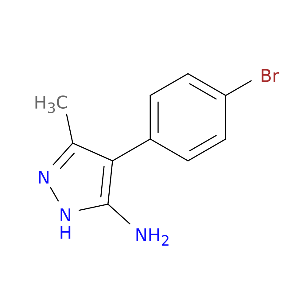 4-(4-Bromophenyl)-3-methyl-1H-pyrazol-5-amine