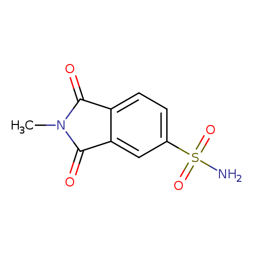 2-methyl-1,3-dioxo-2,3-dihydro-1H-isoindole-5-sulfonamide