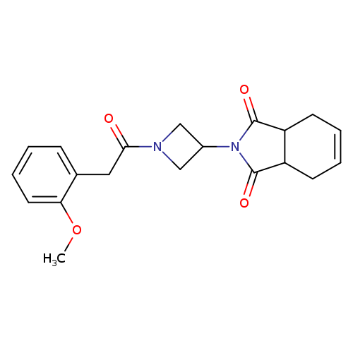 2-{1-[2-(2-methoxyphenyl)acetyl]azetidin-3-yl}-2,3,3a,4,7,7a-hexahydro-1H-isoindole-1,3-dione