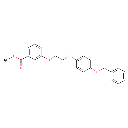 Methyl 3-(2-(4-(benzyloxy)phenoxy)ethoxy)benzoate