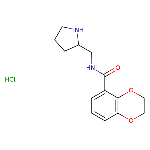 N-(Pyrrolidin-2-ylmethyl)-2,3-dihydrobenzo[b][1,4]dioxine-5-carboxamide hydrochloride