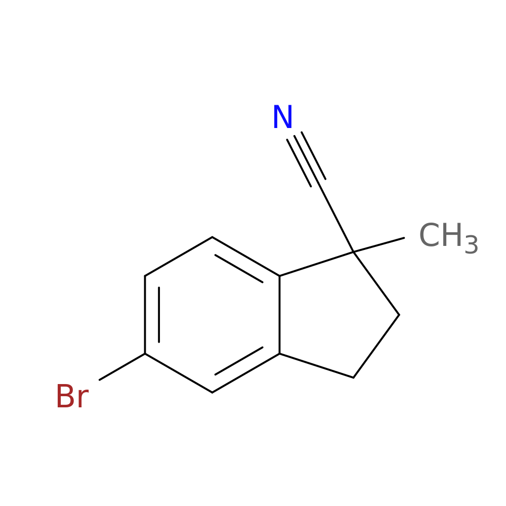 5-bromo-1-methyl-2,3-dihydro-1H-indene-1-carbonitrile
