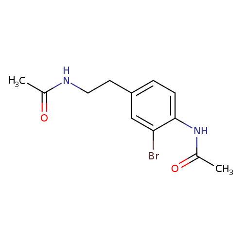 N-[2-(3-bromo-4-acetamidophenyl)ethyl]acetamide