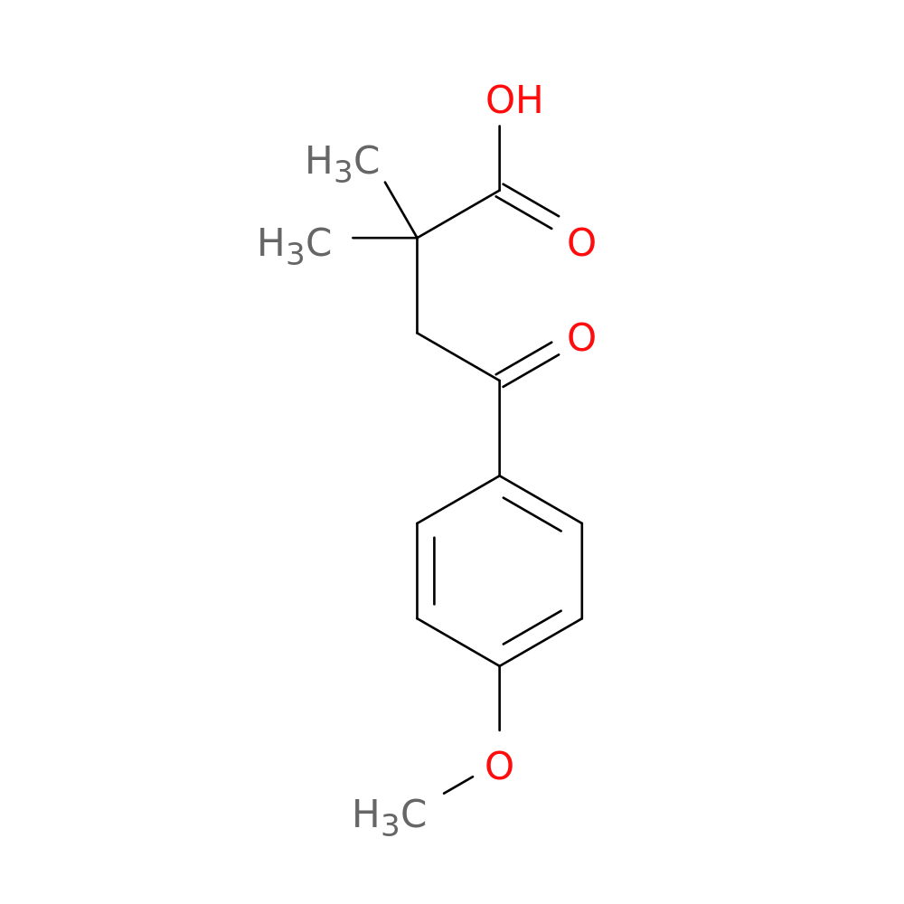 2,2-Dimethyl-4-(4-methoxyphenyl)-4-oxobutyric acid