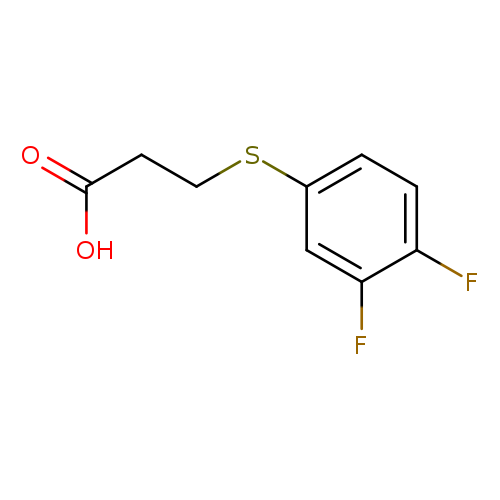 3-[(3,4-difluorophenyl)sulfanyl]propanoic acid