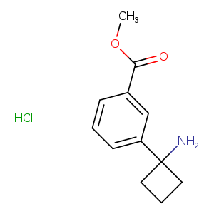 methyl 3-(1-aminocyclobutyl)benzoate hydrochloride