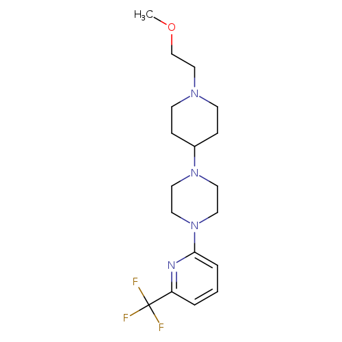 1-[1-(2-methoxyethyl)piperidin-4-yl]-4-[6-(trifluoromethyl)pyridin-2-yl]piperazine