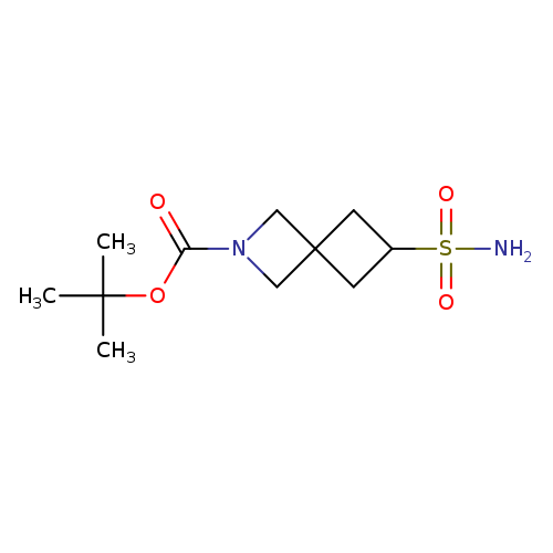 tert-butyl 6-sulfamoyl-2-azaspiro[3.3]heptane-2-carboxylate