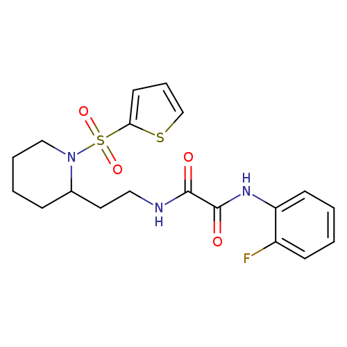 N'-(2-fluorophenyl)-N-{2-[1-(thiophene-2-sulfonyl)piperidin-2-yl]ethyl}ethanediamide