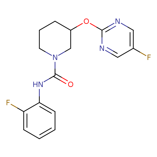 N-(2-fluorophenyl)-3-[(5-fluoropyrimidin-2-yl)oxy]piperidine-1-carboxamide