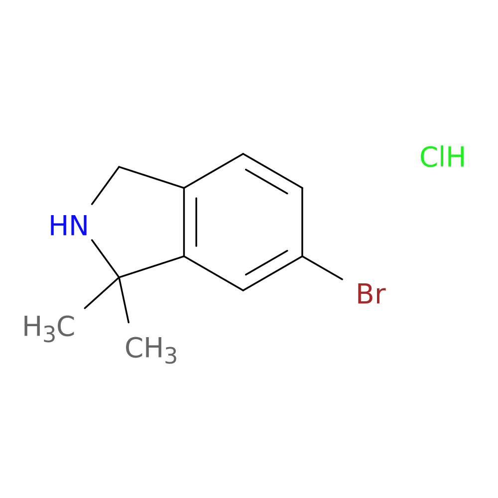 6-bromo-1,1-dimethyl-2,3-dihydro-1H-isoindole hydrochloride