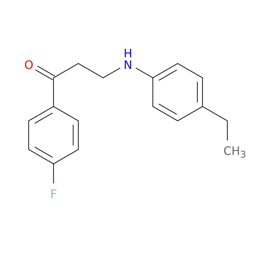 3-[(4-ethylphenyl)amino]-1-(4-fluorophenyl)propan-1-one