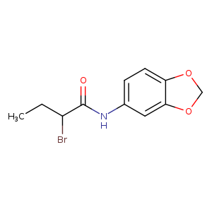 N-1,3-Benzodioxol-5-yl-2-bromobutanamide