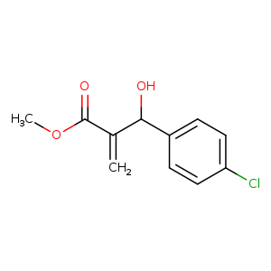 Benzenepropanoic acid, 4-chloro-β-hydroxy-α-methylene-, methyl ester
