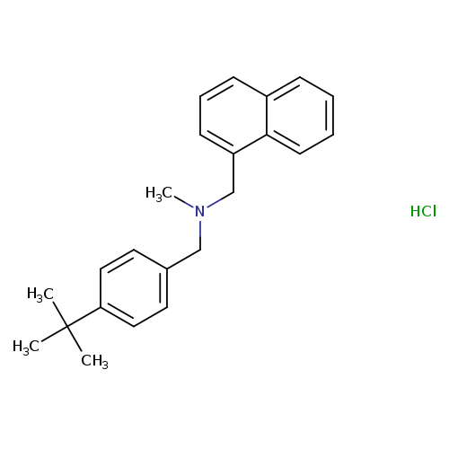 1-Naphthalenemethanamine, N-[[4-(1,1-dimethylethyl)phenyl]methyl]-N-methyl-, hydrochloride (1:1)