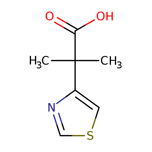 2-Methyl-2-(1,3-thiazol-4-yl)propanoic acid