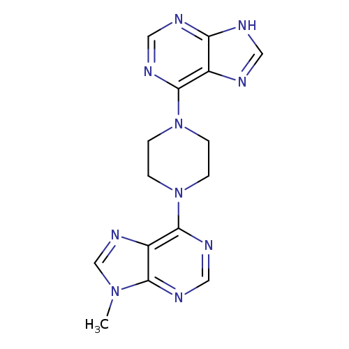 9-methyl-6-[4-(9H-purin-6-yl)piperazin-1-yl]-9H-purine