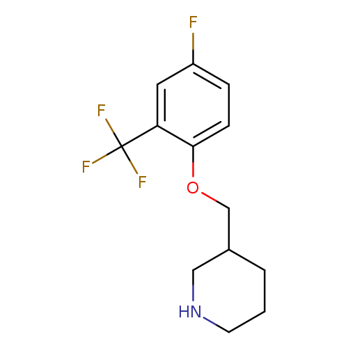3-(4-Fluoro-2-trifluoromethyl-phenoxymethyl)-piperidine