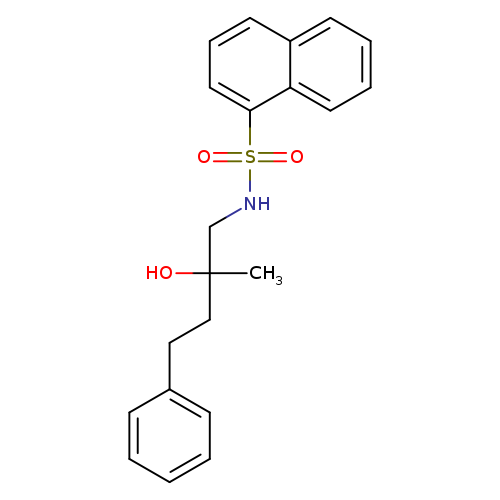 N-(2-hydroxy-2-methyl-4-phenylbutyl)naphthalene-1-sulfonamide