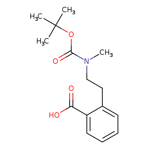 2-(2-{[(tert-butoxy)carbonyl](methyl)amino}ethyl)benzoic acid