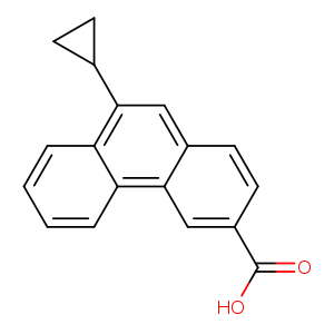 3-Phenanthrenecarboxylic acid, 9-cyclopropyl-