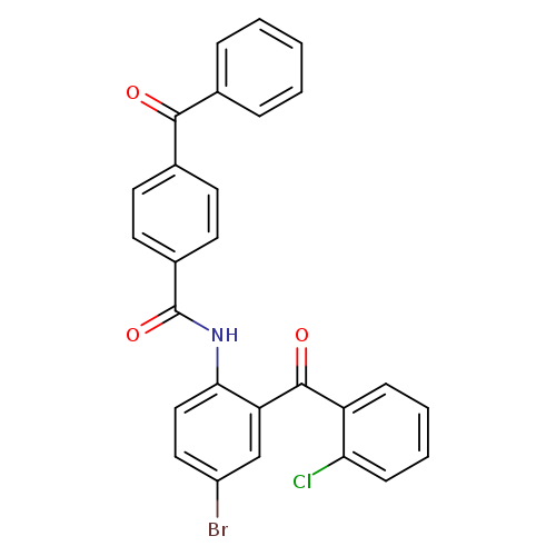 4-benzoyl-N-[4-bromo-2-(2-chlorobenzoyl)phenyl]benzamide