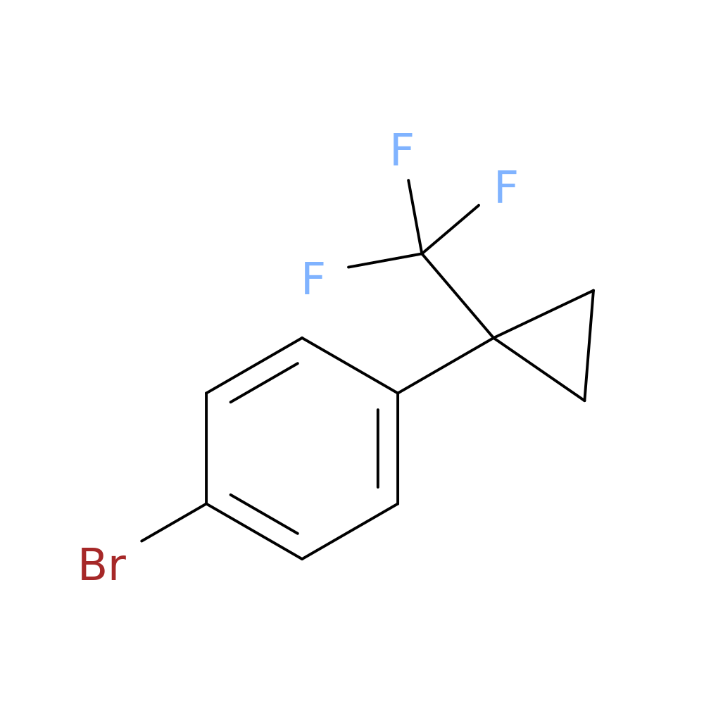 1-Bromo-4-[1-(trifluoromethyl)cyclopropyl]benzene