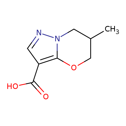6-Methyl-6,7-dihydro-5H-pyrazolo[5,1-b][1,3]oxazine-3-carboxylic acid