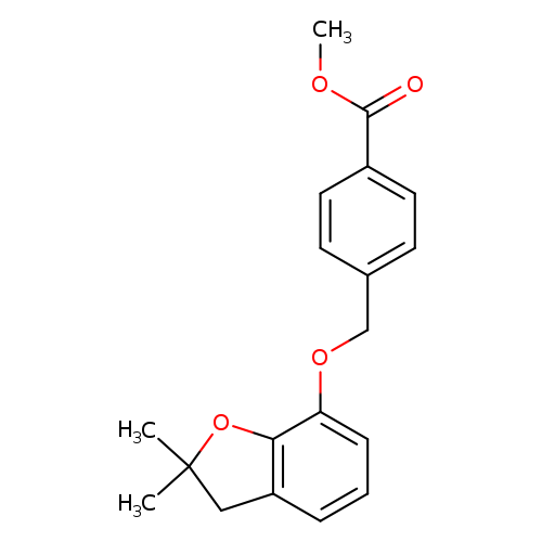 methyl 4-{[(2,2-dimethyl-2,3-dihydro-1-benzofuran-7-yl)oxy]methyl}benzoate