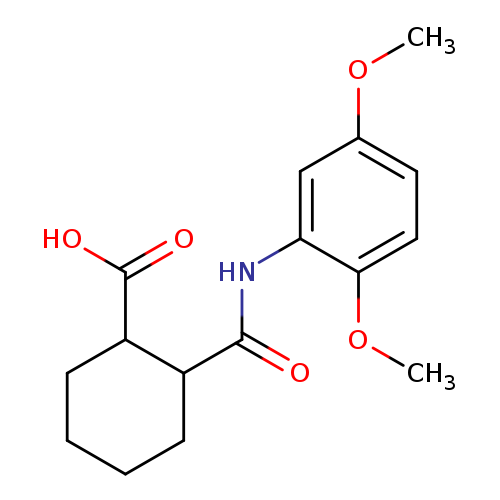 2-[(2,5-dimethoxyanilino)carbonyl]cyclohexanecarboxylic acid