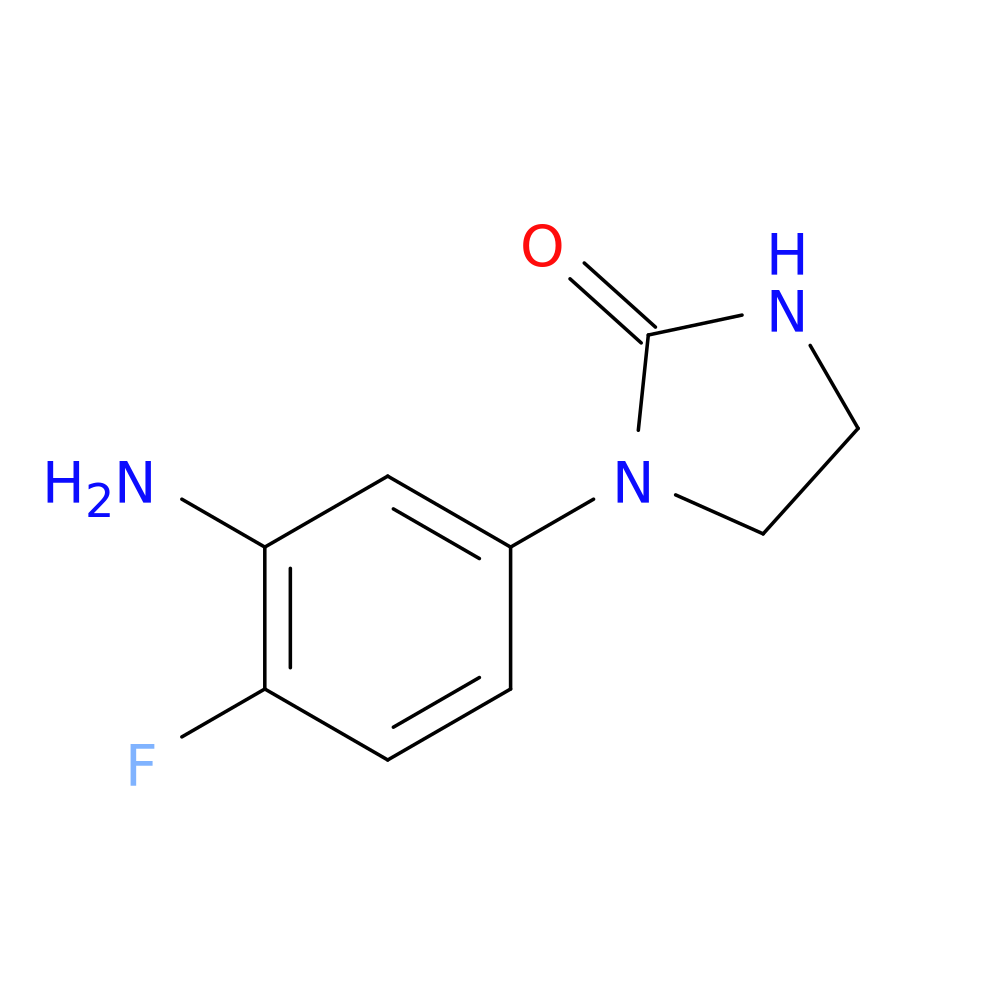 1-(3-amino-4-fluorophenyl)imidazolidin-2-one