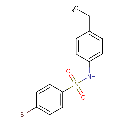 4-bromo-N-(4-ethylphenyl)benzenesulfonamide