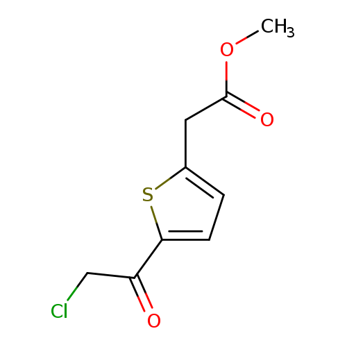 methyl 2-[5-(2-chloroacetyl)thiophen-2-yl]acetate