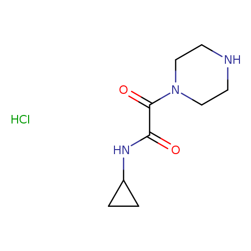 N-cyclopropyl-2-oxo-2-(piperazin-1-yl)acetamide hydrochloride
