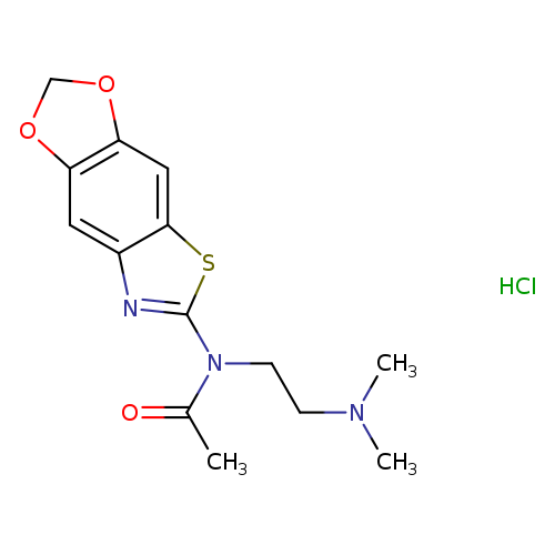 N-[2-(dimethylamino)ethyl]-N-{4,6-dioxa-10-thia-12-azatricyclo[7.3.0.0^{3,7}]dodeca-1(9),2,7,11-tetraen-11-yl}acetamide hydrochloride