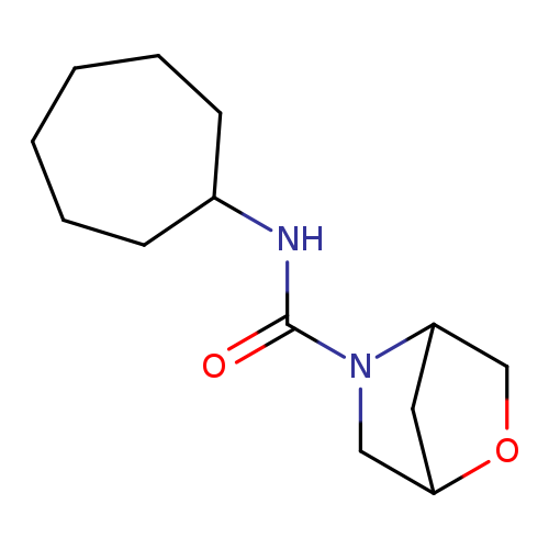 N-cycloheptyl-2-oxa-5-azabicyclo[2.2.1]heptane-5-carboxamide