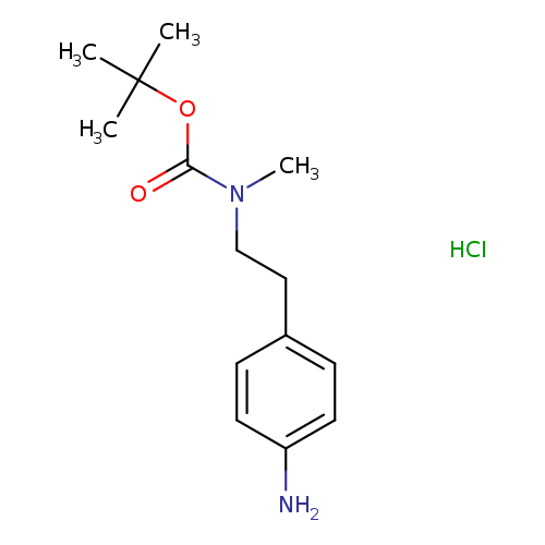 tert-butylN-[2-(4-aminophenyl)ethyl]-N-methylcarbamatehydrochloride