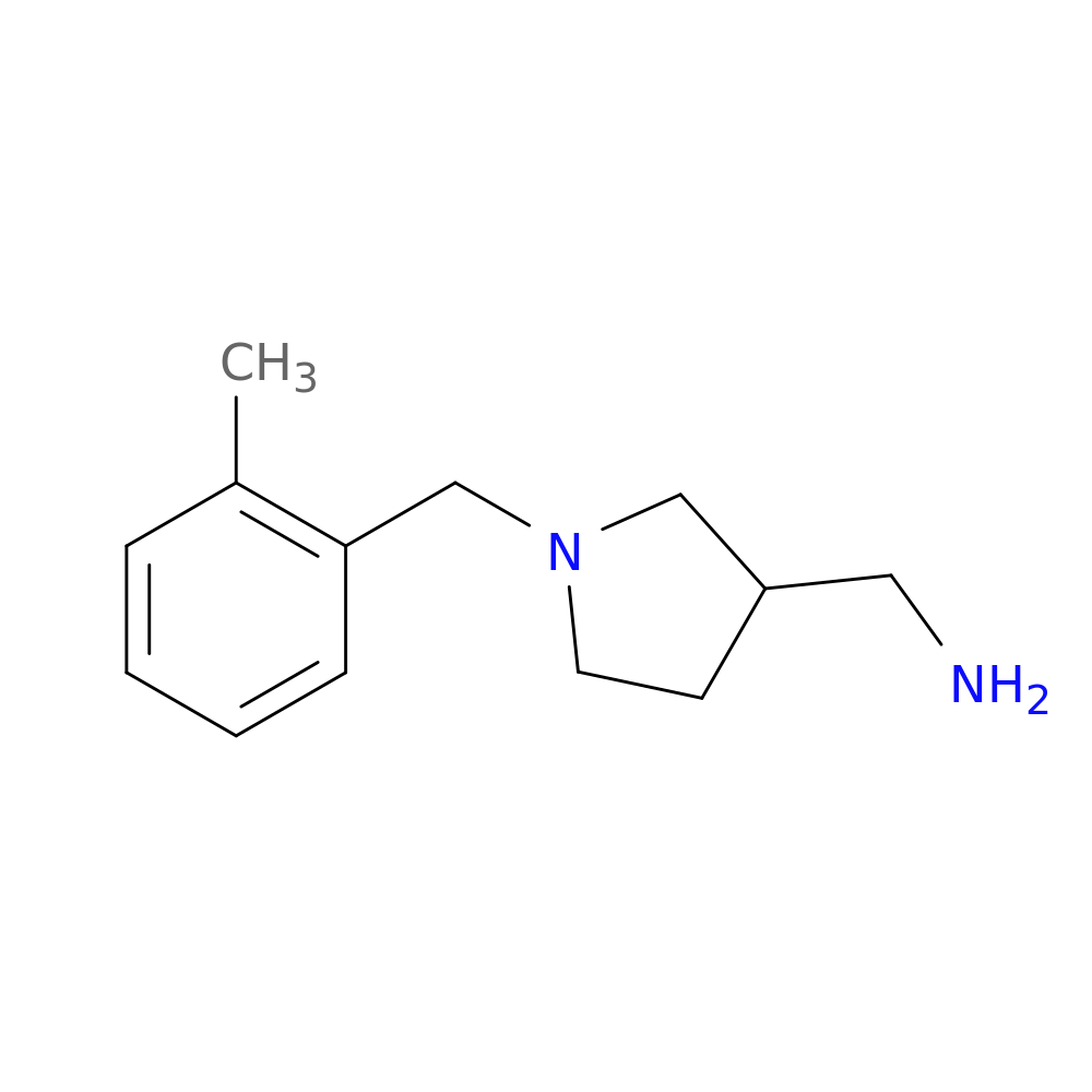 3-Pyrrolidinemethanamine, 1-[(2-methylphenyl)methyl]-