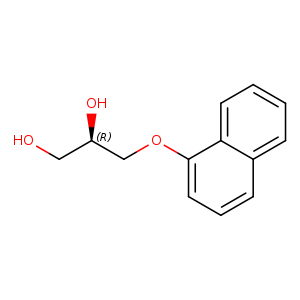 1,2-Propanediol, 3-(1-naphthalenyloxy)-, (2R)-