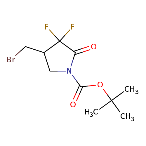 tert-butyl 4-(bromomethyl)-3,3-difluoro-2-oxopyrrolidine-1-carboxylate