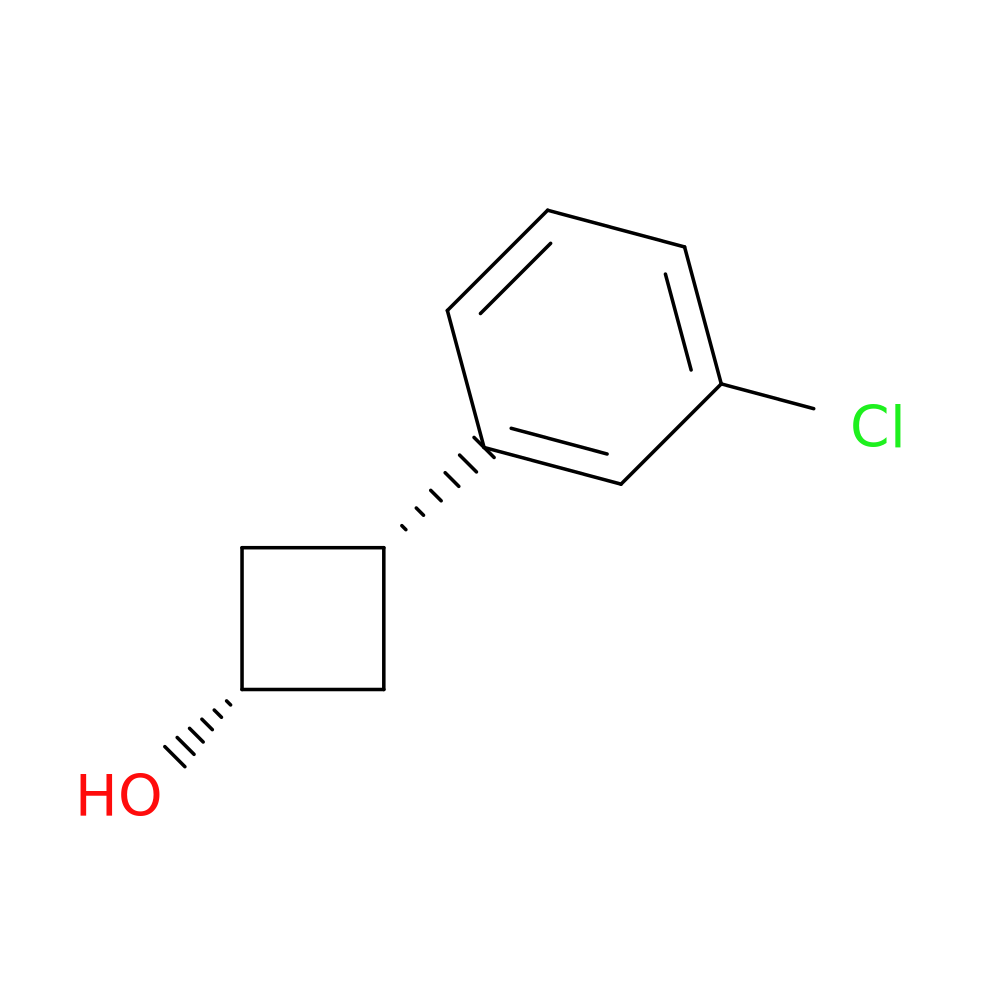 (1s,3s)-3-(3-chlorophenyl)cyclobutan-1-ol