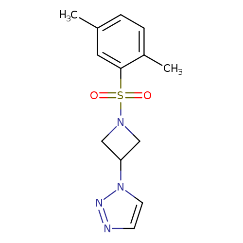 1-[1-(2,5-dimethylbenzenesulfonyl)azetidin-3-yl]-1H-1,2,3-triazole