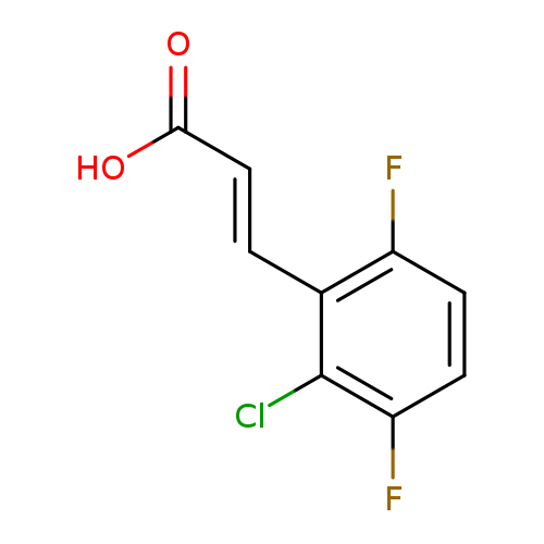 2-Chloro-3,6-difluorocinnamic acid