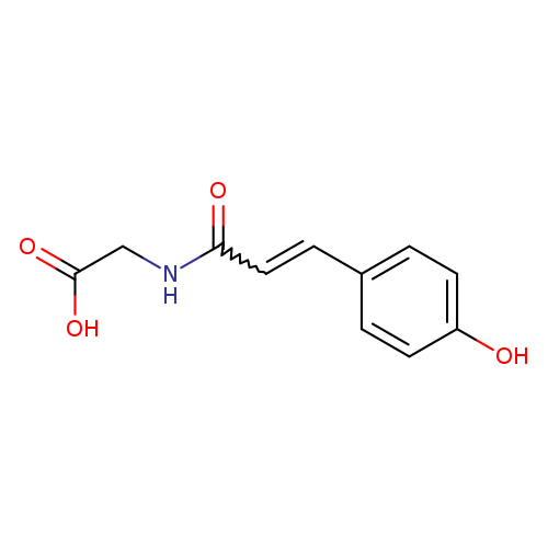 Glycine, N-[3-(4-hydroxyphenyl)-1-oxo-2-propen-1-yl]-