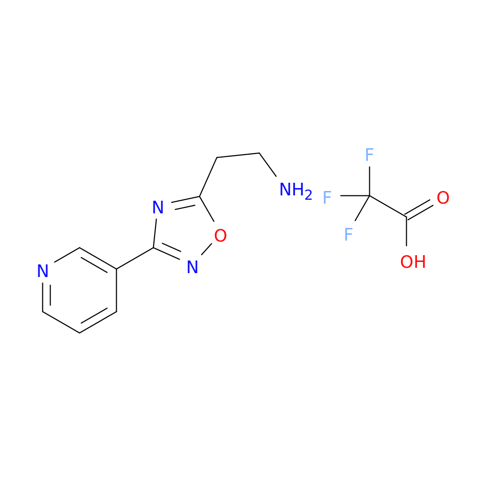 2-(3-(Pyridin-3-yl)-1,2,4-oxadiazol-5-yl)ethanamine 2,2,2-trifluoroacetate